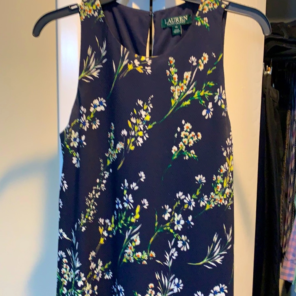Lauren Ralph Lauren Navy Floral Dress